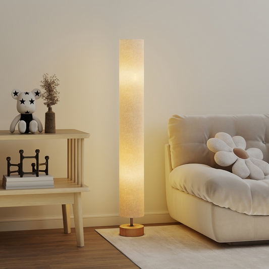 HOMCOM LED Floor Lamp CCT Grey 2