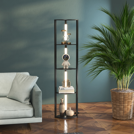 HOMCOM Corner Dimmable LED Floor Lamp 2