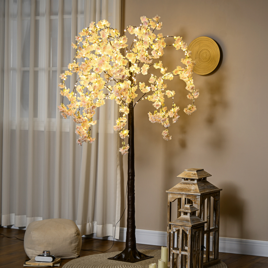 HOMCOM Cherry Blossom LED Tree 2