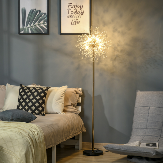 HOMCOM Dandelion Floor Lamp Detail