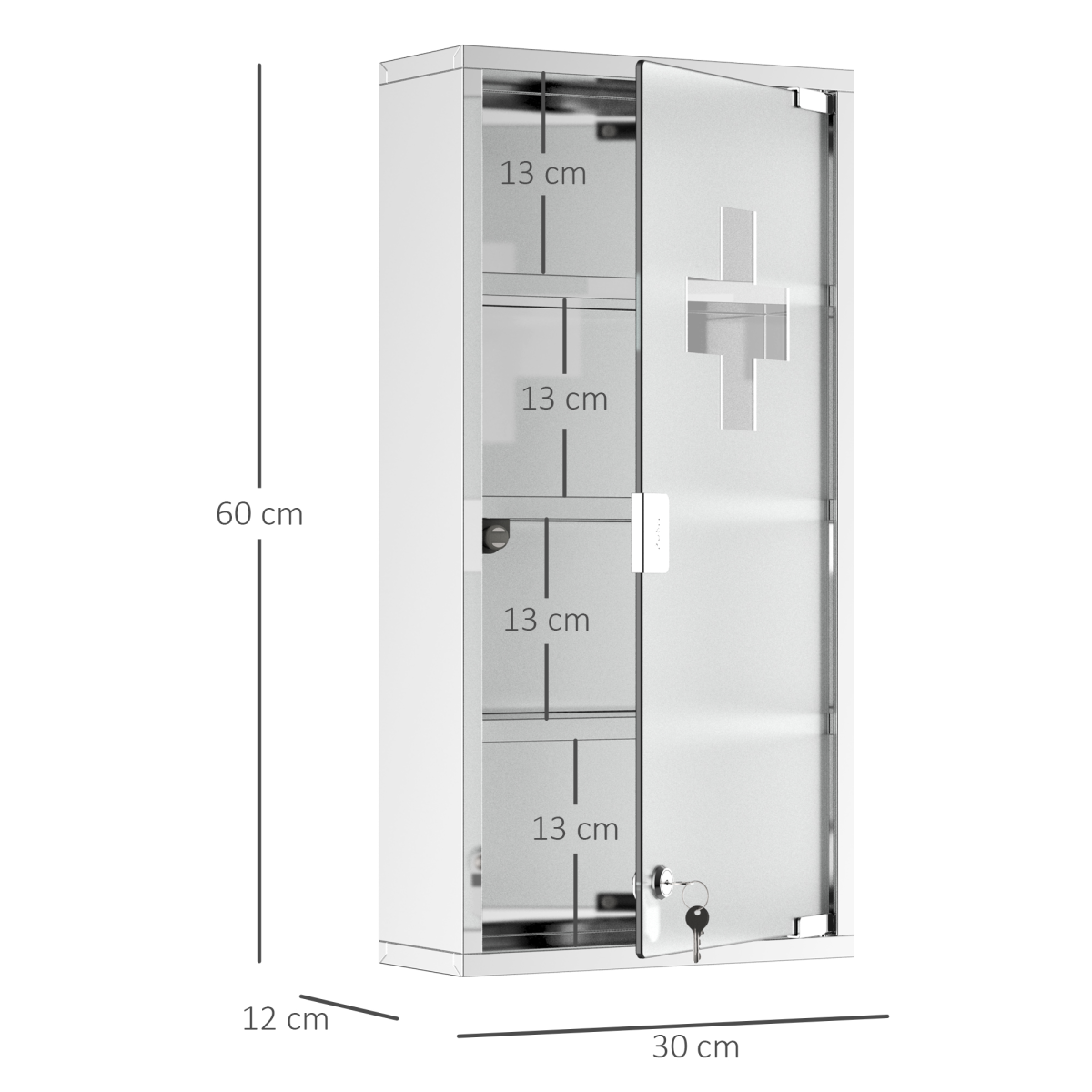 LED Illuminated Bathroom Mirror Infrared Sensor 3