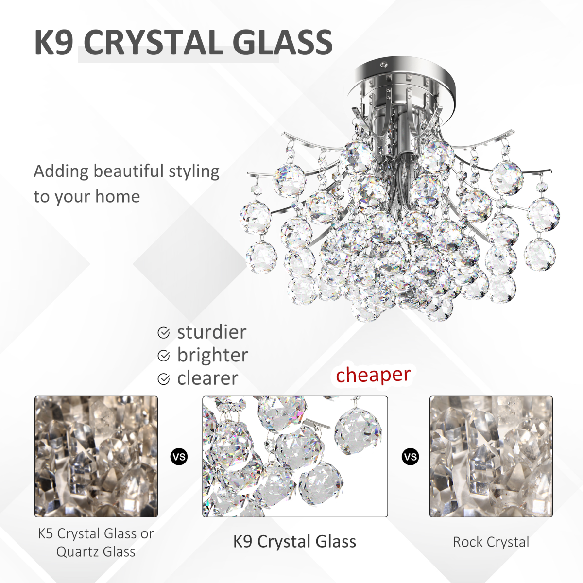 Modern K9 Crystal Chandelier 4