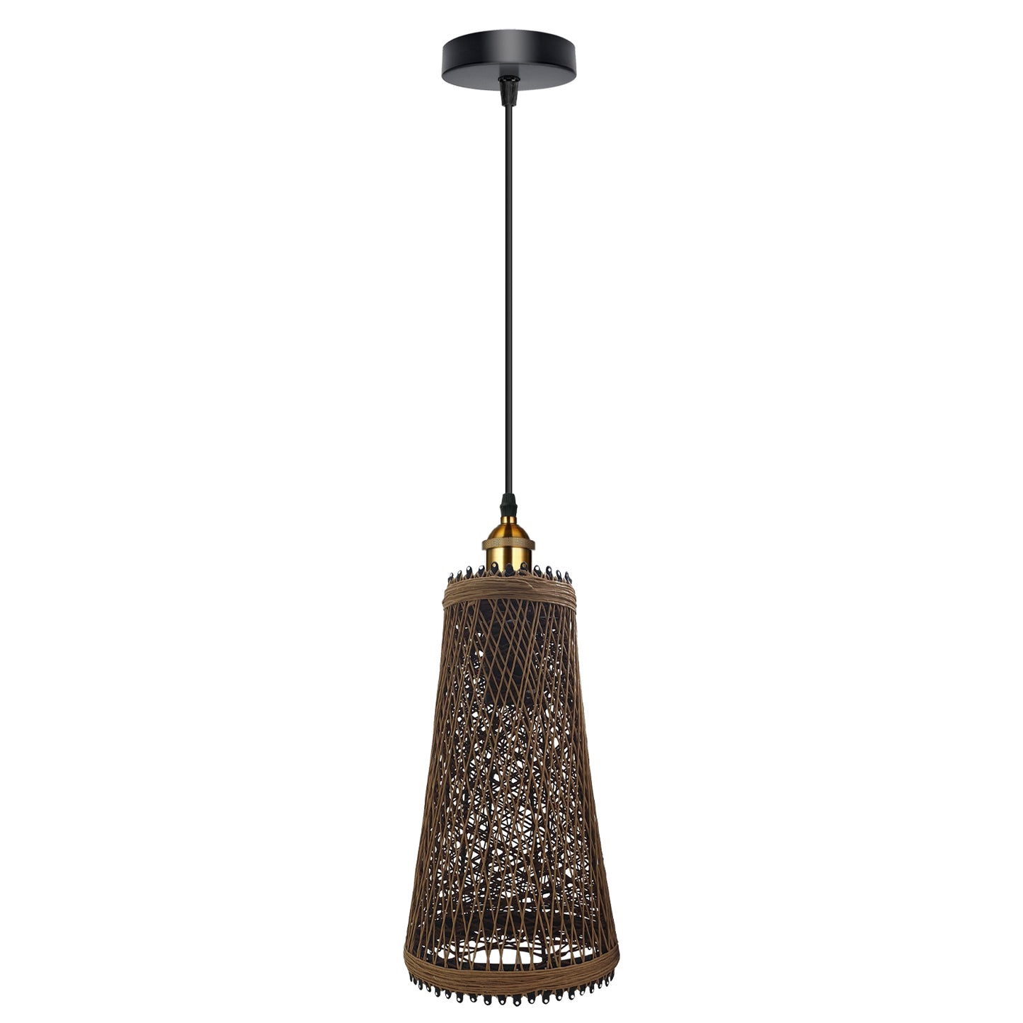 Natural Rattan Pendant Light Shade Small