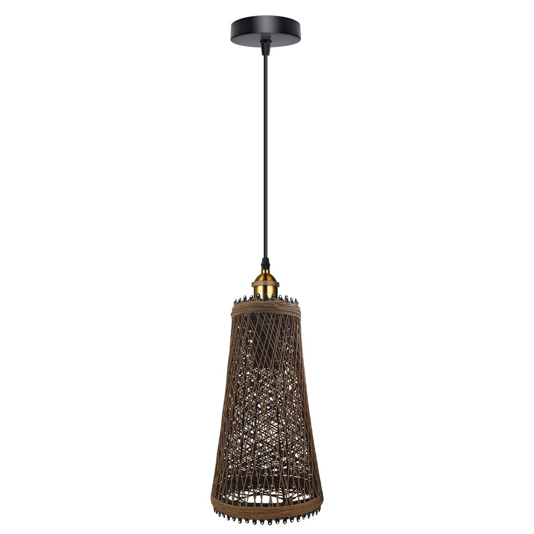 Rattan Pendant Light Detail