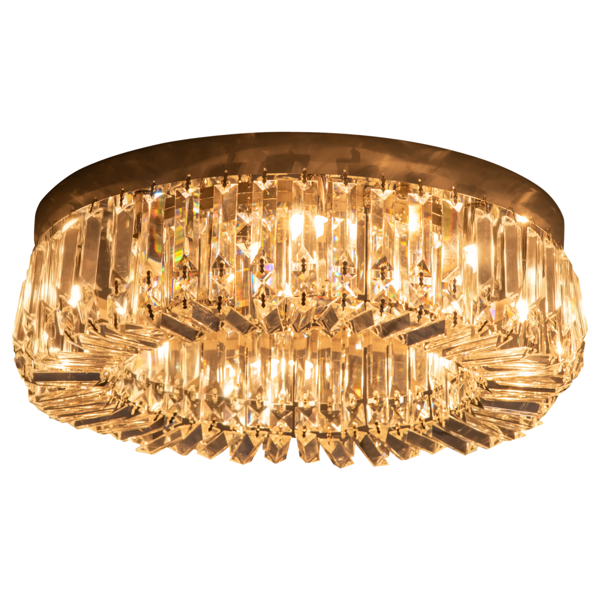 Crystal Ceiling Chandelier Silver
