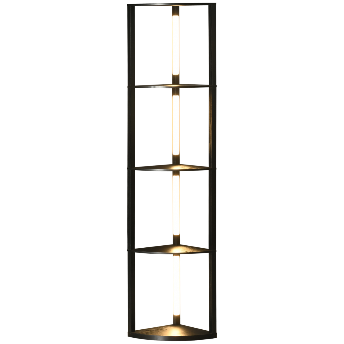 Corner Floor Lamp Dimmable Warm White LED | Living Room, 4 Brightness
