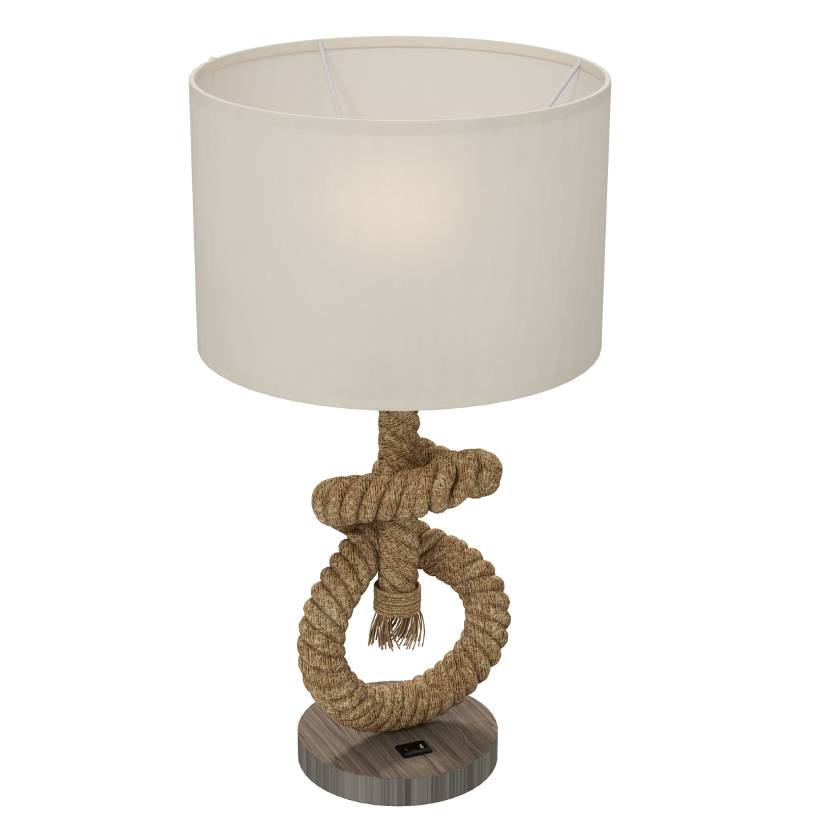 LED Nautical Table Lamp with USB Charging Port | Bedside, Living Room